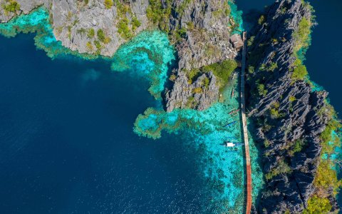 Filipiny - wycieczka objazdowa (42) laguny i klify w Coron, Palawan.jpg.jpg